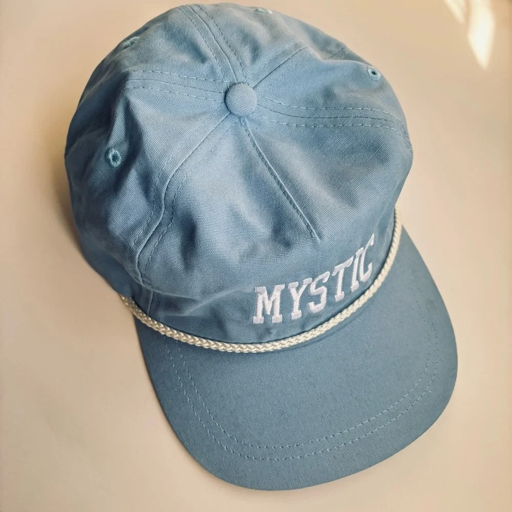 Imperial Nautical Sailor Pastel Braided Baby Blue Cotton Hat One Size